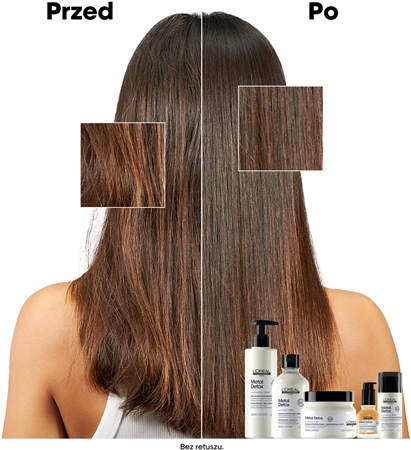 L’Oréal Professionnel Serie Expert Metal Detox maska głęboko odżywiająca do włosów farbowanych i zniszczonych