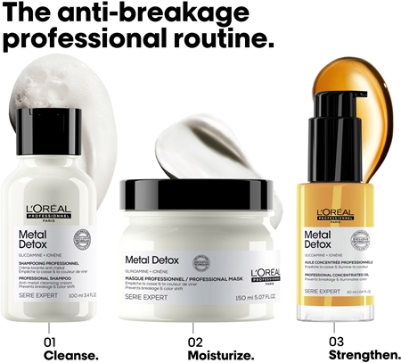 L’Oréal Professionnel Serie Expert Metal Detox Deep Nourishing Mask for damaged and colour-treated hair