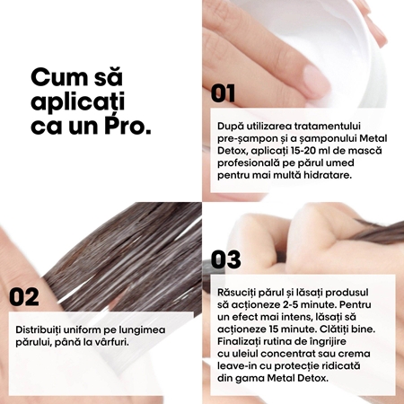 L’Oréal Professionnel Serie Expert Metal Detox mască hrănitoare profundă pentru par vopsit si deteriorat