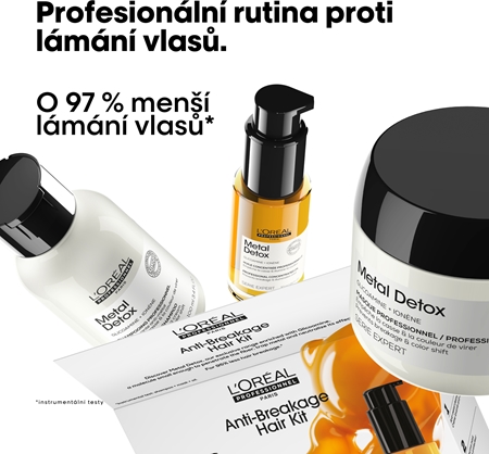 L’Oréal Professionnel Serie Expert Metal Detox dárková sada pro barvené a poškozené vlasy
