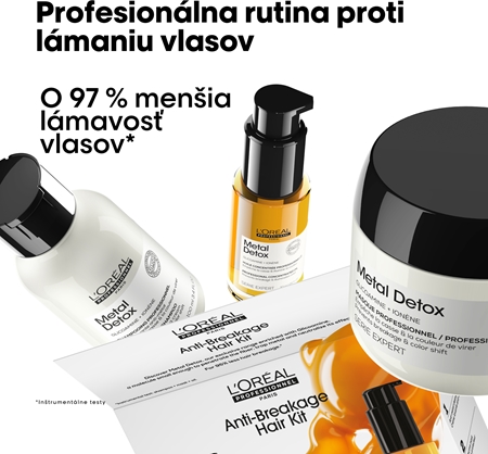L’Oréal Professionnel Serie Expert Metal Detox darčeková sada pre farbené a poškodené vlasy