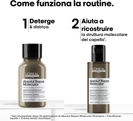 L’Oréal Professionnel Serie Expert Absolut Repair Molecular confezione regalo per capelli rovinati