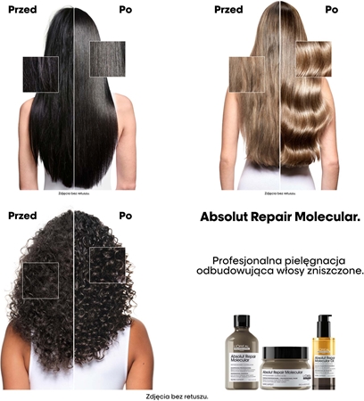 L’Oréal Professionnel Serie Expert Absolut Repair Molecular odżywczy olejek do włosów do włosów zniszczonych