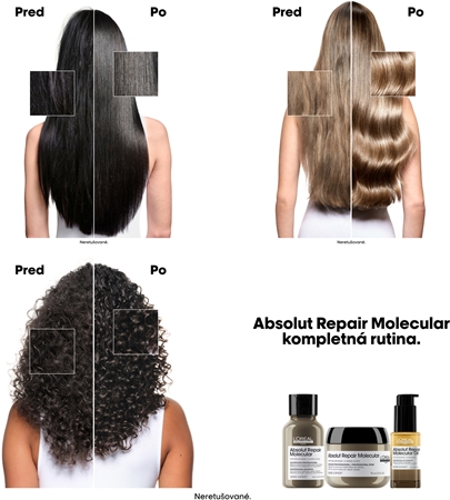 L’Oréal Professionnel Serie Expert Absolut Repair Molecular vyživujúci olej na vlasy pre poškodené vlasy