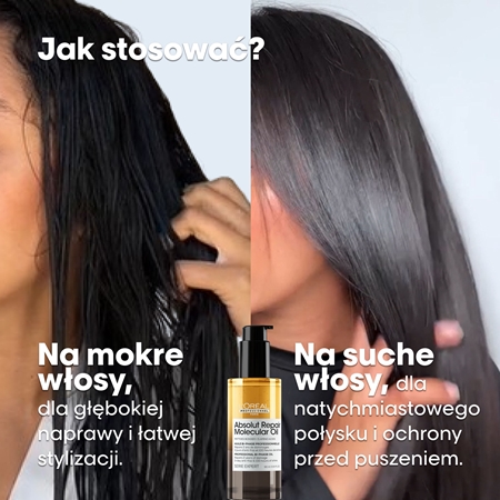 L’Oréal Professionnel Serie Expert Absolut Repair Molecular odżywczy olejek do włosów do włosów zniszczonych
