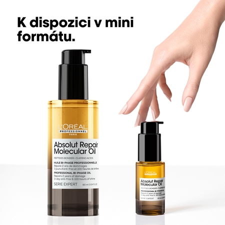L’Oréal Professionnel Serie Expert Absolut Repair Molecular vyživující olej na vlasy pro poškozené vlasy
