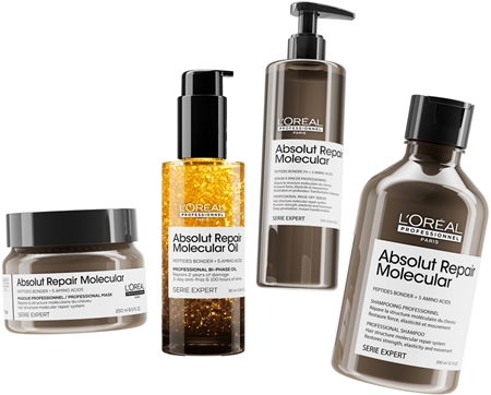 L’Oréal Professionnel Serie Expert Absolut Repair Molecular Ulei nutritiv pentru păr pentru par deteriorat