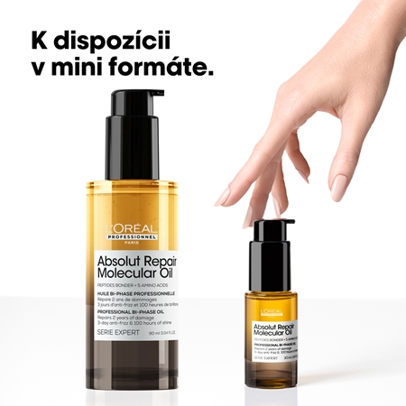 L’Oréal Professionnel Serie Expert Absolut Repair Molecular vyživujúci olej na vlasy pre poškodené vlasy
