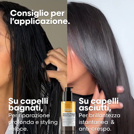 L’Oréal Professionnel Serie Expert Absolut Repair Molecular olio nutriente per capelli per capelli rovinati