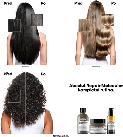 L’Oréal Professionnel Serie Expert Absolut Repair Molecular vyživující olej na vlasy pro poškozené vlasy
