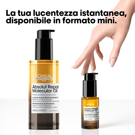 L’Oréal Professionnel Serie Expert Absolut Repair Molecular olio nutriente per capelli per capelli rovinati