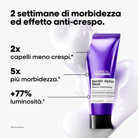 L’Oréal Professionnel Serie Expert Keratin Alpha Sleek cura per capelli per capelli dall’aspetto liscio