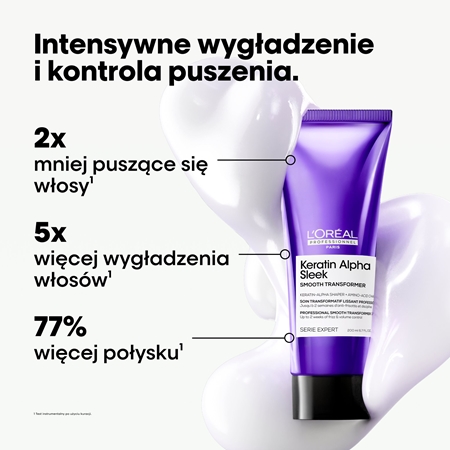 L’Oréal Professionnel Serie Expert Keratin Alpha Sleek kuracja do włosów dla gładkiego wyglądu włosów