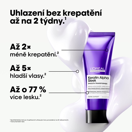 L’Oréal Professionnel Serie Expert Keratin Alpha Sleek vlasová kúra pro hladký vzhled vlasů