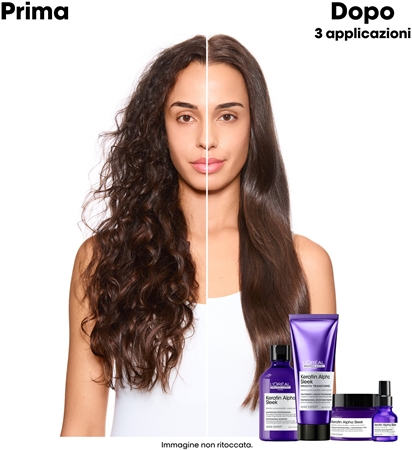 L’Oréal Professionnel Serie Expert Keratin Alpha Sleek cura per capelli per capelli dall’aspetto liscio
