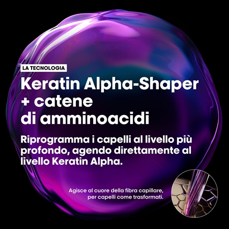 L’Oréal Professionnel Serie Expert Keratin Alpha Sleek cura per capelli per capelli dall’aspetto liscio