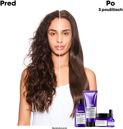 L’Oréal Professionnel Serie Expert Keratin Alpha Sleek vlasová kúra pre hladký vzhľad vlasov