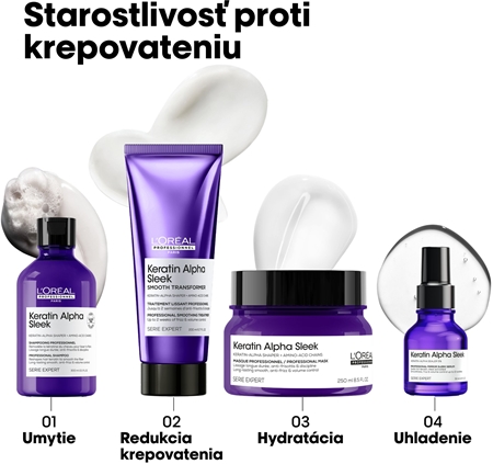 L’Oréal Professionnel Serie Expert Keratin Alpha Sleek vlasová kúra pre hladký vzhľad vlasov