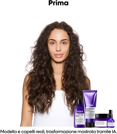 L’Oréal Professionnel Serie Expert Keratin Alpha Sleek cura per capelli per capelli dall’aspetto liscio