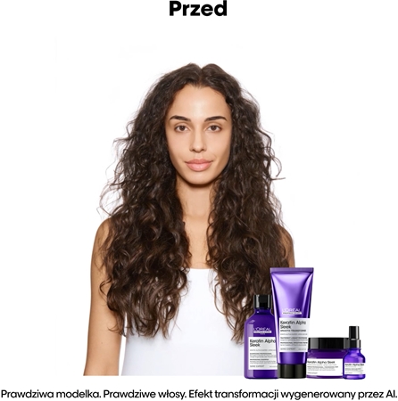L’Oréal Professionnel Serie Expert Keratin Alpha Sleek kuracja do włosów dla gładkiego wyglądu włosów