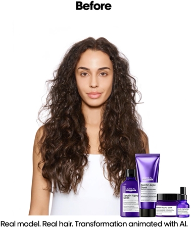 L’Oréal Professionnel Serie Expert Keratin Alpha Sleek Hair Treatment for smooth-looking hair