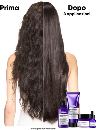 L’Oréal Professionnel Serie Expert Keratin Alpha Sleek cura per capelli per capelli dall’aspetto liscio
