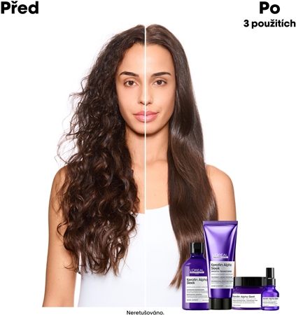L’Oréal Professionnel Serie Expert Keratin Alpha Sleek vlasová kúra pro hladký vzhled vlasů