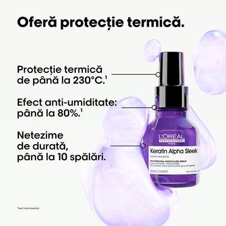 L’Oréal Professionnel Serie Expert Keratin Alpha Sleek ser pentru uniformizare pentru un par stralucitor si catifelat