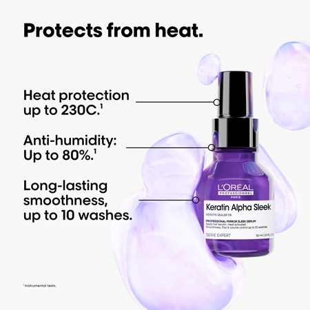 L’Oréal Professionnel Serie Expert Keratin Alpha Sleek Smoothing Serum for shiny and soft hair