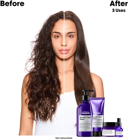 L’Oréal Professionnel Serie Expert Keratin Alpha Sleek Shampoo for smooth-looking hair