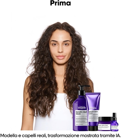 L’Oréal Professionnel Serie Expert Keratin Alpha Sleek shampoo per capelli dall’aspetto liscio