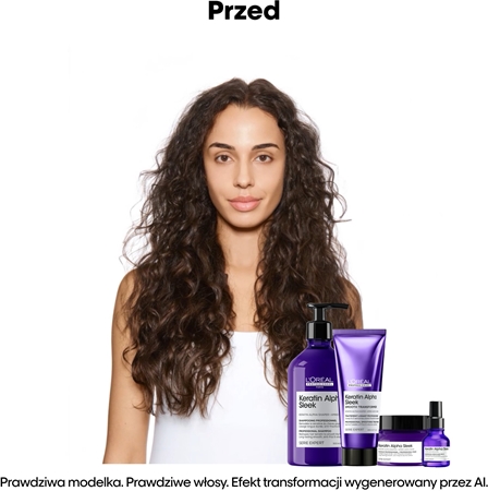 L’Oréal Professionnel Serie Expert Keratin Alpha Sleek szampon dla gładkiego wyglądu włosów