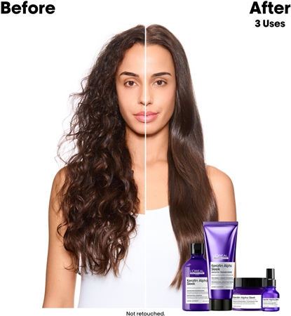 L’Oréal Professionnel Serie Expert Keratin Alpha Sleek Shampoo for smooth-looking hair