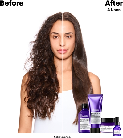 L’Oréal Professionnel Serie Expert Keratin Alpha Sleek Shampoo for smooth-looking hair