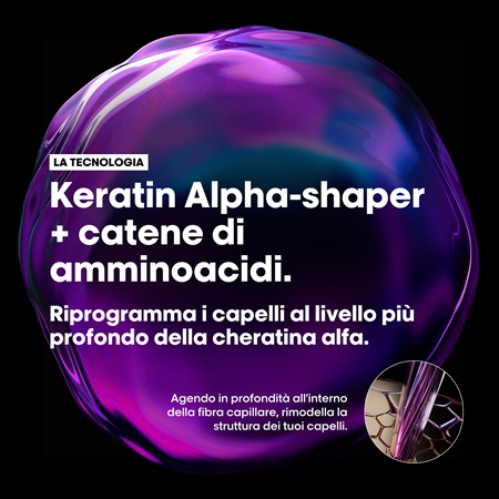 L’Oréal Professionnel Serie Expert Keratin Alpha Sleek shampoo per capelli dall’aspetto liscio