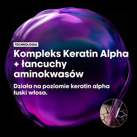 L’Oréal Professionnel Serie Expert Keratin Alpha Sleek szampon dla gładkiego wyglądu włosów