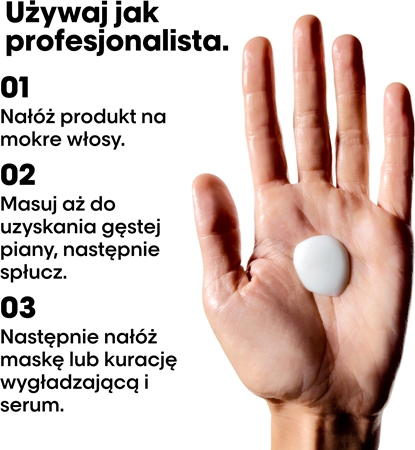 L’Oréal Professionnel Serie Expert Keratin Alpha Sleek szampon dla gładkiego wyglądu włosów