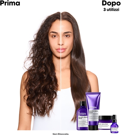 L’Oréal Professionnel Serie Expert Keratin Alpha Sleek shampoo per capelli dall’aspetto liscio