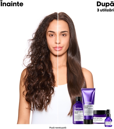 L’Oréal Professionnel Serie Expert Keratin Alpha Sleek șampon pentru un aspect neted al părului