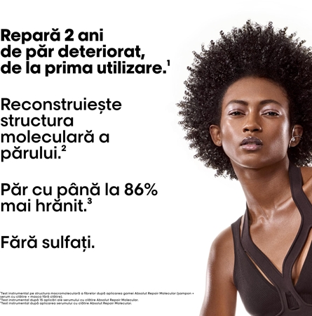 L’Oréal Professionnel Serie Expert Absolut Repair Molecular șampon fortifiant pentru păr deteriorat
