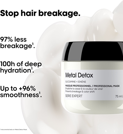 L’Oréal Professionnel Serie Expert Metal Detox Deep Nourishing Mask for damaged and colour-treated hair