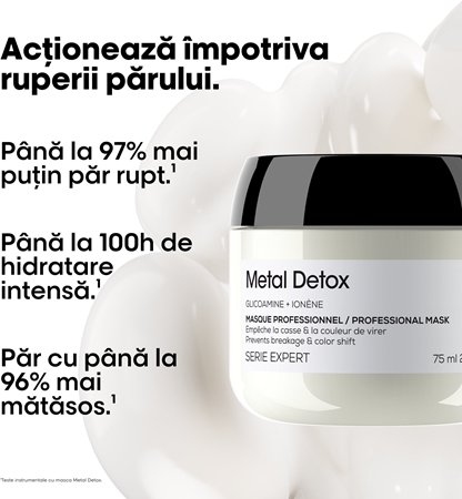 L’Oréal Professionnel Serie Expert Metal Detox mască hrănitoare profundă pentru par vopsit si deteriorat