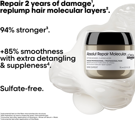 L’Oréal Professionnel Serie Expert Absolut Repair Molecular Deep Strengthening Hair Mask
