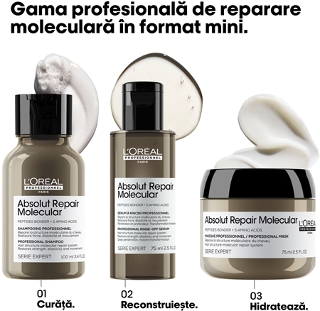 L’Oréal Professionnel Serie Expert Absolut Repair Molecular mască profund fortifiantă pentru păr