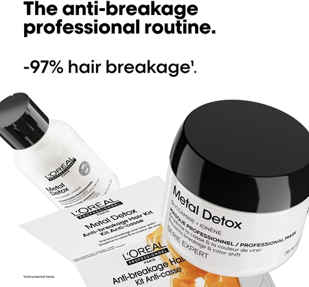 L’Oréal Professionnel Serie Expert Metal Detox Gift Set for damaged and colour-treated hair for women