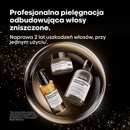 L’Oréal Professionnel Serie Expert Absolut Repair Molecular zestaw upominkowy zapewniający odżywienie i blask