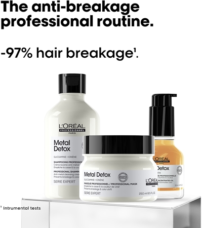 L’Oréal Professionnel Serie Expert Metal DX vorteilhafte Packung für beschädigtes Haar