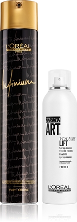 L’Oréal Professionnel Infinium & Tecni.Art vorteilhafte Packung I. (für Fixation und Form)