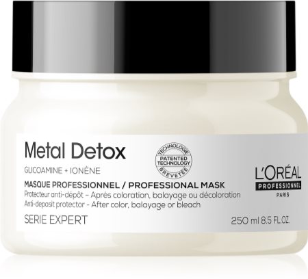 L’Oréal Professionnel Serie Expert Metal Detox hĺbkovo vyživujúca maska pro farbené a poškodené vlasy
