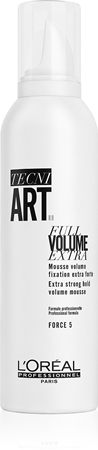 L’Oréal Professionnel Tecni.Art Full Volume Extra dús frizurát biztosító erős fixáló hab